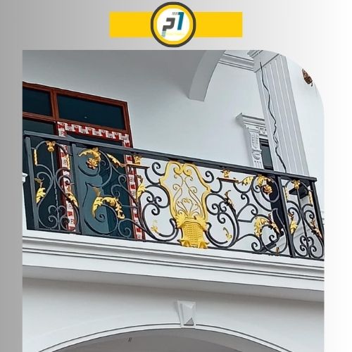 Lan Can Ban Công Sắt Mỹ Thuật PT5